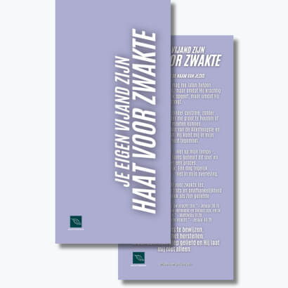 Digitale Proclamatiekaart - Haat voor zwakte | Zelfbitterheid & Innerlijke genezing