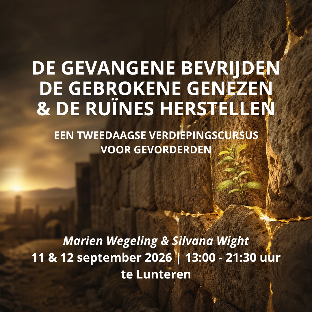 INNERLIJKE GENEZING & BEVRIJDING - TWEEDAAGSE VERDIEPINGSCURSUS 11 & 12 SEPT