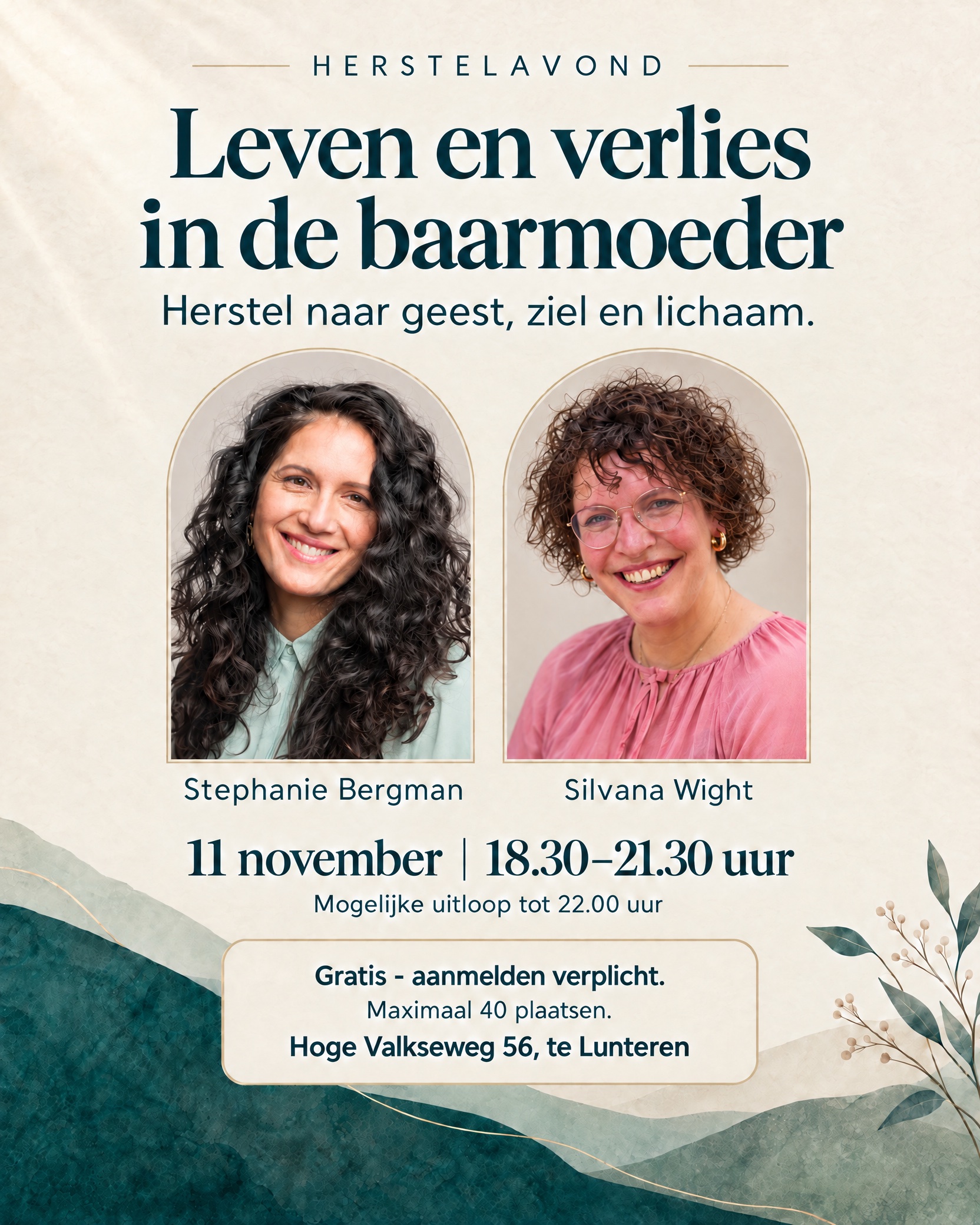 Herstelavond - Leven en verlies in de baarmoeder